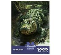 Jigsaw Puzzle Artee con coccodrilli e rettili Colore Jigsaw Family Game Idea Regalo Per Bambini Animale Per Gioco Familiare 1000 Pezzi Regalo Per Amore E Amico 70x50cm/1000pcs