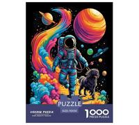Jigsaw Puzzle Astronauta creativo Colore Stampa Di Qualit Idea Regalo Per Bambini Tute spaziali da esploratore spaziale Di Artework 1000 Pezzi Artee Divertimento Per Adulti 70x50cm/1000pcs