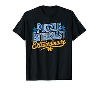 Jigsaw Puzzle Enthusiast Extraordinaire Hobby Identity Maglietta