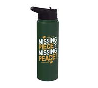 Jigsaw Puzzle Lover - Puzzle divertente pezzo Stainless Steel Insulated Water Bottle