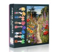 Jigsaw Puzzle per adulti, 1000 pezzi di fiori selvatici - Jigsaw Puzzle da giardino Arte 70 x 50 cm paesaggio difficile da impegnare gioco di famiglia per uomini e donne (regalo per la decorazione