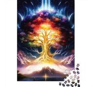 Jigsaw Puzzle Per Adulti E Bambini 1000 Pezzi Albero Cosmico della Vita Puzzle 38x26cm/1000pcs Decompressione E Regalo Puzzle Giochi Per Famiglia DIY