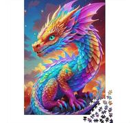 Jigsaw Puzzle Per Adulti E Bambini 1000 Pezzi Arcobaleno Dragon Fantasy Puzzle 52x38cm/1000pcs Decompressione E Regalo Puzzle Giochi Giocattolo Antistress DIY
