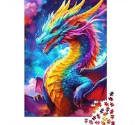 Jigsaw Puzzle Per Adulti E Bambini 1000 Pezzi Arcobaleno Dragon Fantasy Puzzle 70x50cm/1000pcs Decompressione E Regalo Puzzle Giochi Giocattolo Antistress Cardboard
