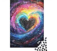 Jigsaw Puzzle Per Adulti E Bambini 1000 Pezzi Arte del cuore arcobaleno Puzzle 70x50cm/1000pcs Decompressione E Regalo Puzzle Giochi Giocattolo Antistress DIY