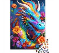 Jigsaw Puzzle Per Adulti E Bambini 1000 Pezzi Arte del drago arcobaleno Puzzle 52x38cm/1000pcs Decompressione E Regalo Puzzle Giochi Per Famiglia DIY