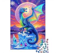 Jigsaw Puzzle Per Adulti E Bambini 1000 Pezzi Arte del drago fantasy Puzzle 70x50cm/1000pcs Regali Puzzle Giochi Giocattolo Antistress Cardboard