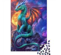 Jigsaw Puzzle Per Adulti E Bambini 1000 Pezzi Arte del drago fantasy Puzzle 70x50cm/1000pcs Regali Puzzle Giochi Giocattolo Antistress Cardboard