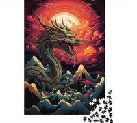 Jigsaw Puzzle Per Adulti E Bambini 1000 Pezzi Arte del drago mitologico Puzzle 38x26cm/1000pcs Regali Puzzle Giochi Giocattolo Antistress DIY