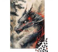 Jigsaw Puzzle Per Adulti E Bambini 1000 Pezzi Arte del drago mitologico Puzzle 52x38cm/1000pcs Decompressione E Regalo Puzzle Giochi Giocattolo Antistress DIY