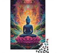 Jigsaw Puzzle Per Adulti E Bambini 1000 Pezzi Arte della Meditazione Buddha Puzzle 38x26cm/1000pcs Regali Puzzle Giochi Giocattolo Antistress DIY