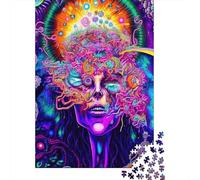 Jigsaw Puzzle Per Adulti E Bambini 1000 Pezzi Arte della visione psicodelica Puzzle 70x50cm/1000pcs Decompressione E Regalo Puzzle Giochi Per Famiglia DIY