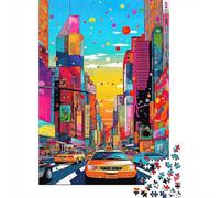 Jigsaw Puzzle Per Adulti E Bambini 1000 Pezzi Arte di strada della città vibrante Puzzle 70x50cm/1000pcs Decompressione E Regalo Puzzle Giochi Giocattolo Antistress DIY