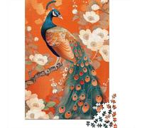 Jigsaw Puzzle Per Adulti E Bambini 1000 Pezzi Arte Florale del Pavone Puzzle 70x50cm/1000pcs Decompressione E Regalo Puzzle Giochi Giocattolo Antistress DIY