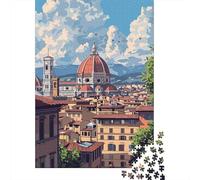 Jigsaw Puzzle Per Adulti E Bambini 1000 Pezzi Arte paesaggio cittadino Firenze Puzzle 70x50cm/1000pcs Regali Puzzle Giochi Giocattolo Antistress DIY