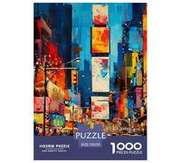 Jigsaw Puzzle Per Adulti E Bambini 1000 Pezzi Bellissima città di New York Puzzle 70x50cm/1000pcs Regali Puzzle Giochi Giocattolo Antistress Cardboard