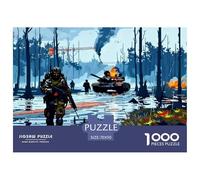 Jigsaw Puzzle Per Adulti E Bambini 1000 Pezzi Campo di battaglia della guerra mondiale Puzzle 70x50cm/1000pcs Regali Puzzle Giochi Per Famiglia Cardboard
