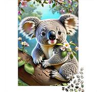 Jigsaw Puzzle Per Adulti E Bambini 1000 Pezzi Carino Koala seduto Puzzle 38x26cm/1000pcs Decompressione E Regalo Puzzle Giochi Giocattolo Antistress Cardboard