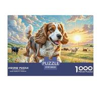 Jigsaw Puzzle Per Adulti E Bambini 1000 Pezzi Cocker Spaniel americano Puzzle 38x26cm/1000pcs Regali Puzzle Giochi Per Famiglia DIY