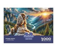 Jigsaw Puzzle Per Adulti E Bambini 1000 Pezzi Cocker Spaniel americano Puzzle 70x50cm/1000pcs Decompressione E Regalo Puzzle Giochi Per Famiglia Cardboard