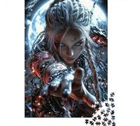 Jigsaw Puzzle Per Adulti E Bambini 1000 Pezzi donna guerriera fantasia Puzzle 38x26cm/1000pcs Decompressione E Regalo Puzzle Giochi Per Famiglia DIY