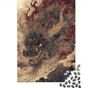 Jigsaw Puzzle Per Adulti E Bambini 1000 Pezzi Drago mitologico Puzzle 38x26cm/1000pcs Decompressione E Regalo Puzzle Giochi Per Famiglia Cardboard