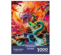 Jigsaw Puzzle Per Adulti E Bambini 1000 Pezzi Dragone Puzzle 38x26cm/1000pcs Regali Puzzle Giochi Giogattotolo Antistress Autodboard