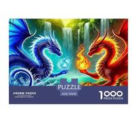 Jigsaw Puzzle Per Adulti E Bambini 1000 Pezzi Dragone Puzzle 70x50cm/1000pcs Regali Puzzle Giochi Per Famiglia DIY