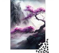 Jigsaw Puzzle Per Adulti E Bambini 1000 Pezzi Fiore mistico albero Puzzle 38x26cm/1000pcs Decompressione E Regalo Puzzle Giochi Per Famiglia Cardboard