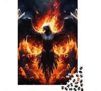 Jigsaw Puzzle Per Adulti E Bambini 1000 Pezzi Fuoco uccello Phoenix Puzzle 70x50cm/1000pcs Decompressione E Regalo Puzzle Giochi Giocattolo Antistress DIY