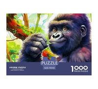 Jigsaw Puzzle Per Adulti E Bambini 1000 Pezzi Gorilla Puzzle 70x50cm/1000pcs Regali Puzzle Giochi Giogattotolo Antistress Autodboard