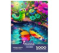Jigsaw Puzzle Per Adulti E Bambini 1000 Pezzi I bruchi diventano farfalle Puzzle 38x26cm/1000pcs Decompressione E Regalo Puzzle Giochi Per Famiglia Autodboard