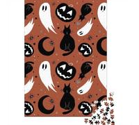 Jigsaw Puzzle Per Adulti E Bambini 1000 Pezzi Icone di Halloween Puzzle 70x50cm/1000pcs Decompressione E Regalo Puzzle Giochi Giocattolo Antistress DIY