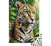Jigsaw Puzzle Per Adulti E Bambini 1000 Pezzi Jaguar nella giungla Puzzle 38x26cm/1000pcs Decompressione E Regalo Puzzle Giochi Giocattolo Antistress DIY