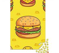 Jigsaw Puzzle Per Adulti E Bambini 1000 Pezzi Kawaii Burger Design Puzzle 52x38cm/1000pcs Regali Puzzle Giochi Per Famiglia Cardboard