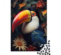 Jigsaw Puzzle Per Adulti E Bambini 1000 Pezzi La bellezza della giungla Toucan Puzzle 52x38cm/1000pcs Decompressione E Regalo Puzzle Giochi Per Famiglia DIY
