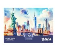 Jigsaw Puzzle Per Adulti E Bambini 1000 Pezzi Lady Libertà Puzzle 70x50cm/1000pcs Decompressione E Regalo Puzzle Giochi Giocattolo Antistress DIY