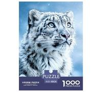 Jigsaw Puzzle Per Adulti E Bambini 1000 Pezzi Leopardo della neve Puzzle 38x26cm/1000pcs Decompressione E Regalo animale Puzzle Giochi Giocattolo Antistress DIY