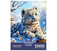 Jigsaw Puzzle Per Adulti E Bambini 1000 Pezzi Leopardo della neveo Puzzle 38x26cm/1000pcs Regali Puzzle Giochi Giocattolo Antistress DIY
