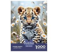 Jigsaw Puzzle Per Adulti E Bambini 1000 Pezzi Leopardo Puzzle 70x50cm/1000pcs Decompressione E Regalo Puzzle Giochi Per Famiglia DIY