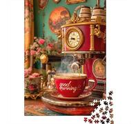 Jigsaw Puzzle Per Adulti E Bambini 1000 Pezzi Macchina da caffè vintage Puzzle 70x50cm/1000pcs Regali Puzzle Giochi Per Famiglia Cardboard