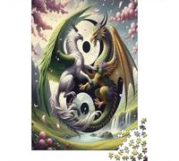 Jigsaw Puzzle Per Adulti E Bambini 1000 Pezzi Mitico drago Yin Yang Puzzle 70x50cm/1000pcs Regali Puzzle Giochi Per Famiglia Cardboard