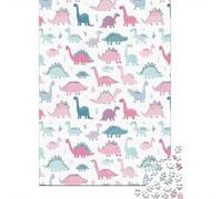 Jigsaw Puzzle Per Adulti E Bambini 1000 Pezzi Modelli di dinosauri Puzzle 38x26cm/1000pcs Decompressione E Regalo Puzzle Giochi Per Famiglia DIY