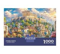 Jigsaw Puzzle Per Adulti E Bambini 1000 Pezzi Partenone sopra la città greca Puzzle 52x38cm/1000pcs Decompressione E Regalo Puzzle Giochi Per Famiglia DIY