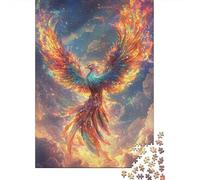 Jigsaw Puzzle Per Adulti E Bambini 1000 Pezzi Phoenix Fuoco Uccello Puzzle 70x50cm/1000pcs Decompressione E Regalo Puzzle Giochi Giocattolo Antistress DIY