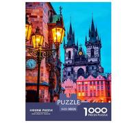 Jigsaw Puzzle Per Adulti E Bambini 1000 Pezzi Piazza di Praga Puzzle 38x26cm/1000pcs Decompressione E Regalo Puzzle Giochi Giocattolo Antistress DIY