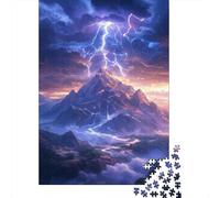 Jigsaw Puzzle Per Adulti E Bambini 1000 Pezzi Picca della Montagna Tempesta Puzzle 38x26cm/1000pcs Regali Puzzle Giochi Per Famiglia DIY