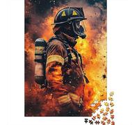 Jigsaw Puzzle Per Adulti E Bambini 1000 Pezzi Pompieri in azione Puzzle 38x26cm/1000pcs Regali Puzzle Giochi Giocattolo Antistress DIY