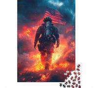 Jigsaw Puzzle Per Adulti E Bambini 1000 Pezzi Pompieri in azione Puzzle 52x38cm/1000pcs Decompressione E Regalo Puzzle Giochi Per Famiglia Cardboard