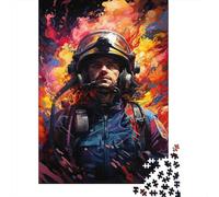 Jigsaw Puzzle Per Adulti E Bambini 1000 Pezzi Pompieri in azione Puzzle 52x38cm/1000pcs Decompressione E Regalo Puzzle Giochi Per Famiglia DIY